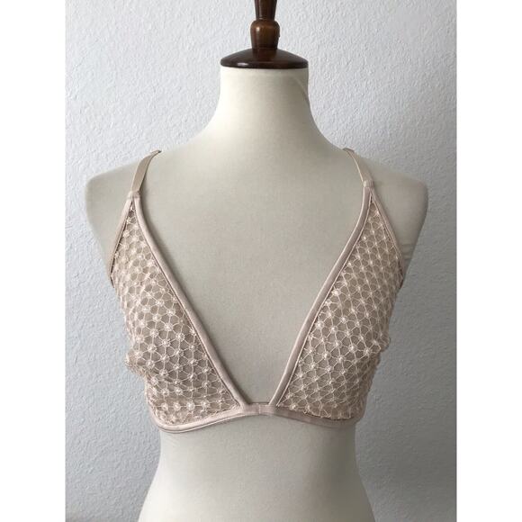 Victoria's Secret Lingerie Sheer Starburst Plunge Underwire Bra - Picture 2 of 11